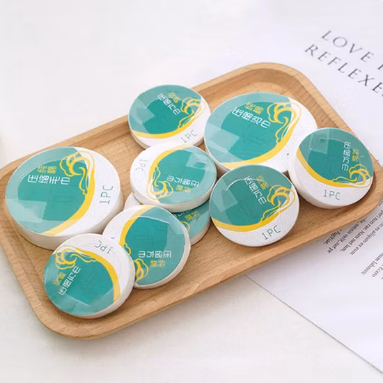 Einweg-Handtuch aus komprimierter Baumwolle, Gesichtshandtuch